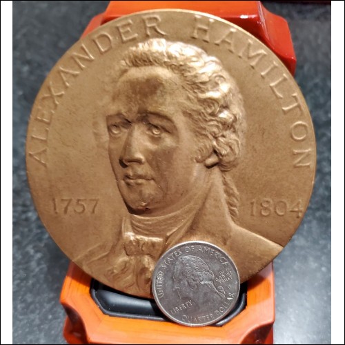 Estate Large Alexander Hamilton Coin $1Nr